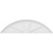 Ekena Millwork Segment Arch 4 Spoke Architectural Grade PVC Pediment, 70"W x 18-1/2"H x 2"P PEDPS070X185SEG04 - alternate 3